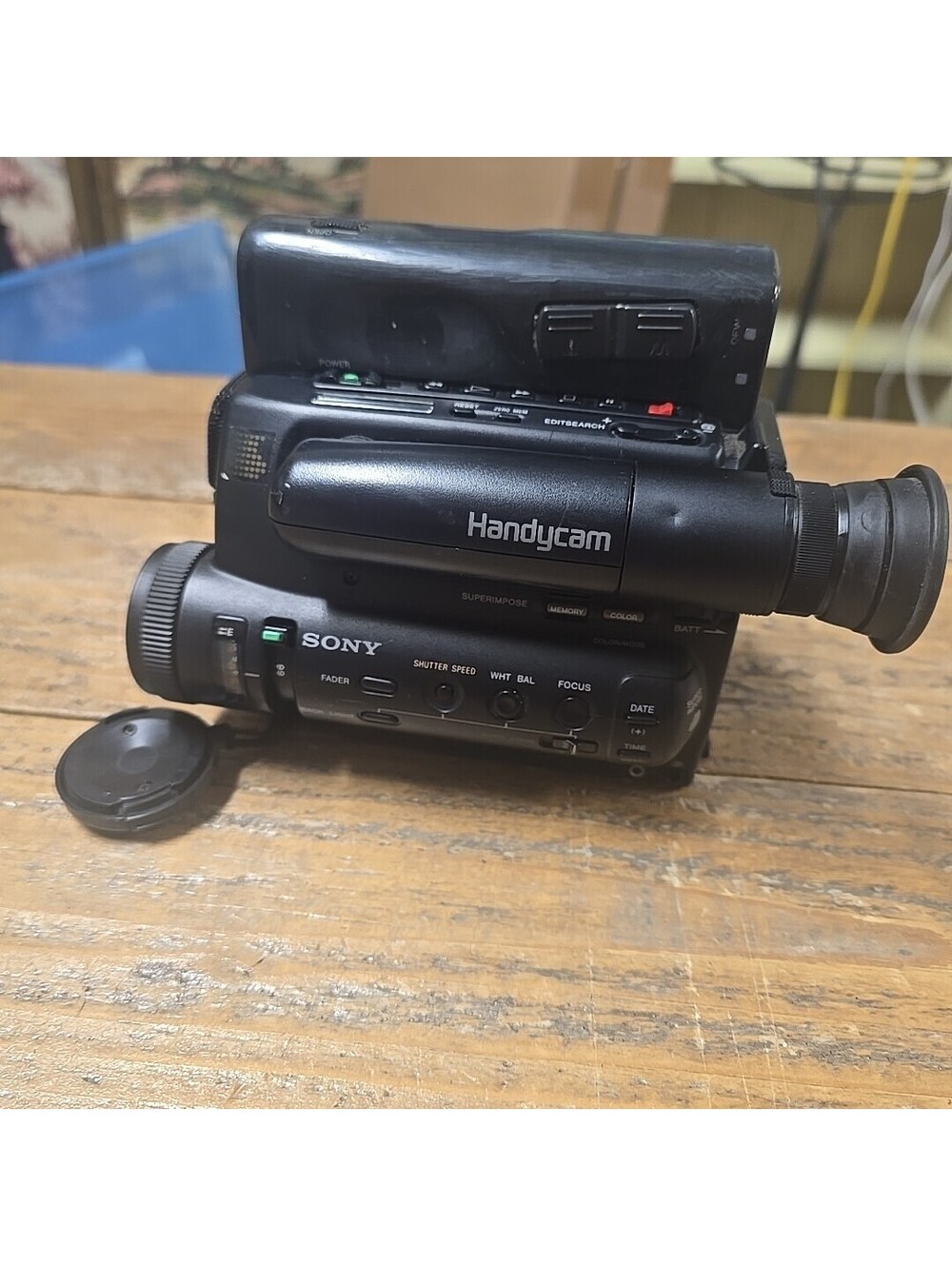 Vintage Sony AF CCD Black Video 8 Handycam Video Camera CCD-TR5 Untested Cheap